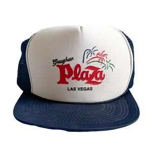 Vintage 70s Plaza Las Vegas Trucker Hat